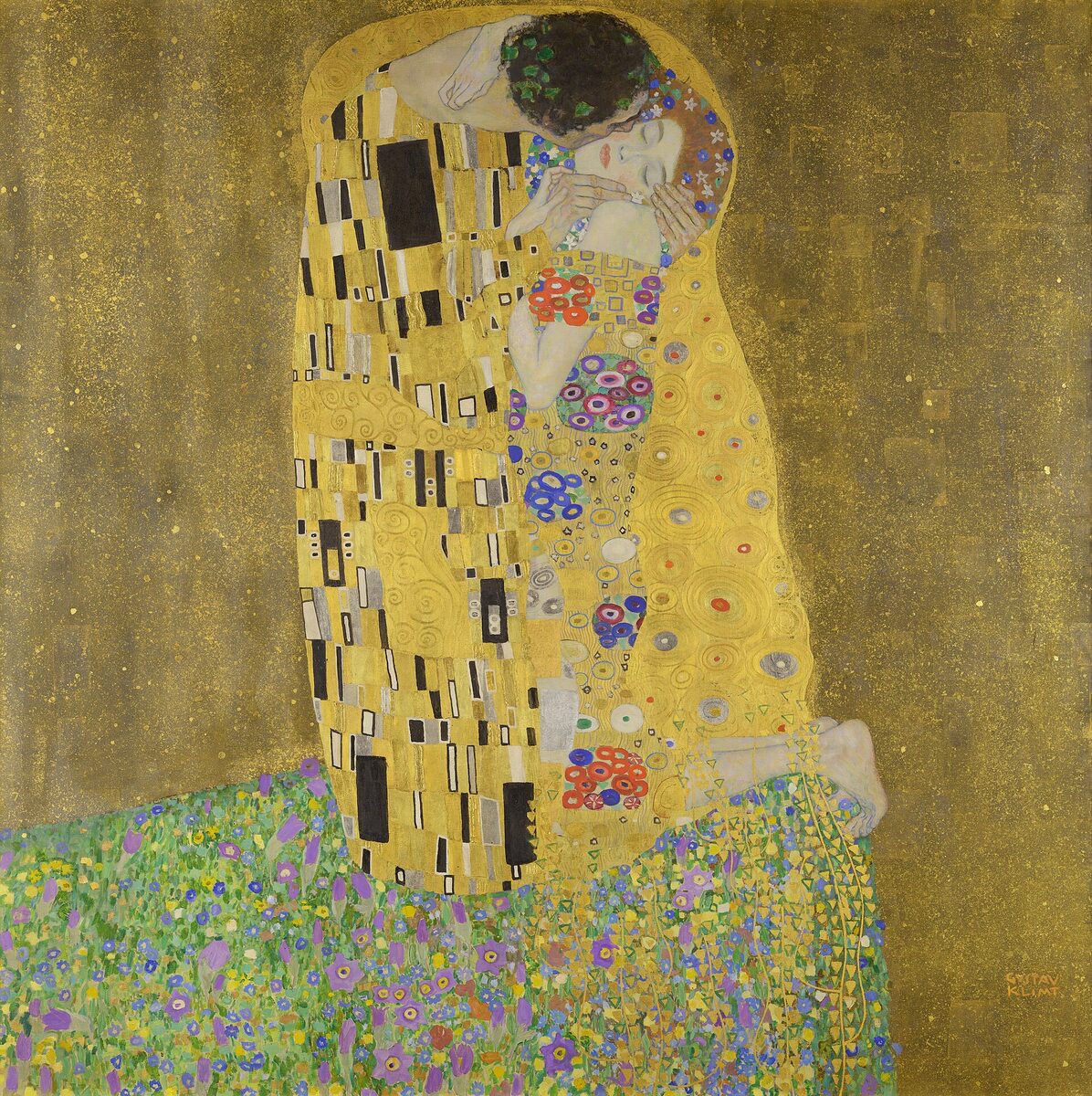 Öpücük — Gustav Klimt