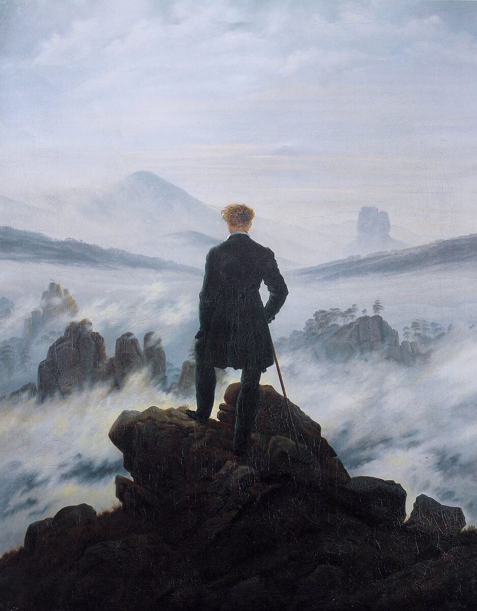 Sis Denizi Üzerindeki Gezgin — Caspar David Friedrich